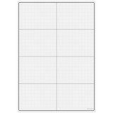 (주문품)8868 메모보드A4(8칸/흰색)