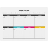 (주문품)8851 메모보드A4(주간플랜/가로)