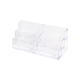 1086 명함꽂이6단(투명)