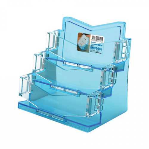 [명함꽂이]4506 아이홀더3단(블루)_2개남음