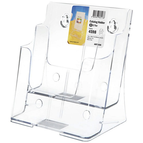 [아크릴꽂이]4598 카탈로그꽂이A5(2단)
