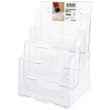 [아크릴꽂이]4580 카탈로그꽂이A4(4단)