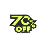 (특가할인)[쇼카드]P08601-4 퍼센트 70%OFF-소(8매)_6개남음
