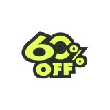 (특가할인)[쇼카드]P08601-4 퍼센트 60%OFF-소(8매)_4개남음