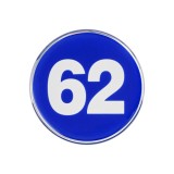[접착번호판] 1491 에폭시번호판 62mm (파랑) 1~70