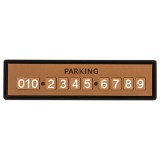★주문품★ [주차알림판] 1486 주차번호판(가죽)