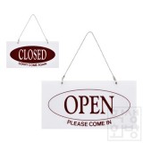 [아크릴사인] 2201 OPEN&CLOSED 오픈&클로즈 (양면걸이용) 200*100mm