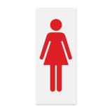 [아크릴사인] 0305 여자그림 화장실,탈의실 (50*120mm)