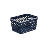 (재고한정) [시스맥스] 272008 멀티바스켓바구니(소형:6.5L) - NV(네이비&GR그레이)_1개남음