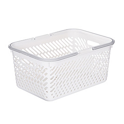 [시스맥스]272009 멀티바스켓바구니(대형:27L) - IV아이보리&CG쿨그레이_2개남음