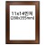 (택배불가)[11R액자]11"x14"사진액자(유리,고리) - 31번 밤색_4개남음