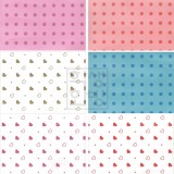 재고한정 [총8종] 무늬색상지4절 - 도트(땡땡이) & 하트