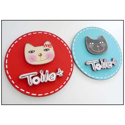 (재고한정) [DIY우드공예]톨페인팅 - 화장실,토일렛(Toilet)_3개남음