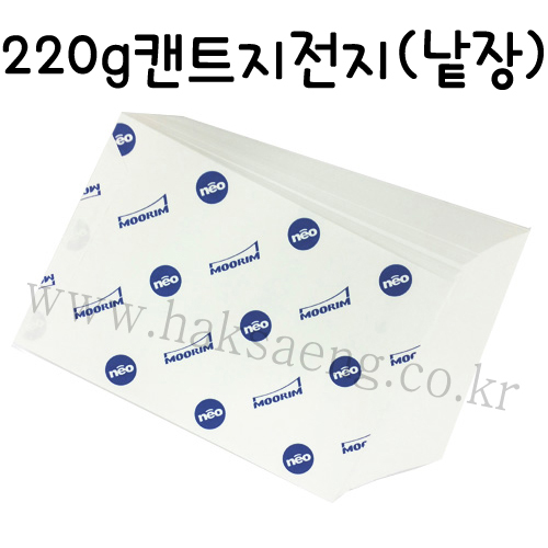 배송제한 [전문가용 백색도화지] 220g 켄트지전지 1절지 낱장 1장