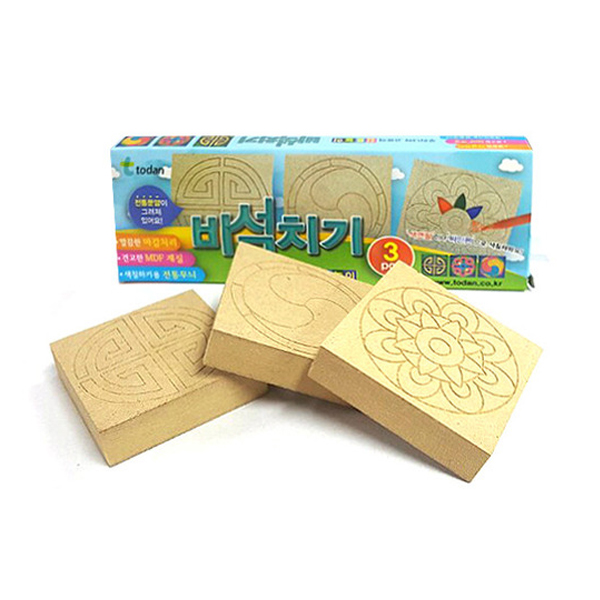 [토단] 전통문양 비석치기 3개입