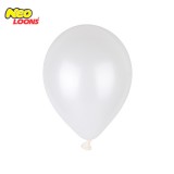 [5인치]13cm펄풍선/원형풍선/라운드풍선(100개)-펄화이트(흰색)
