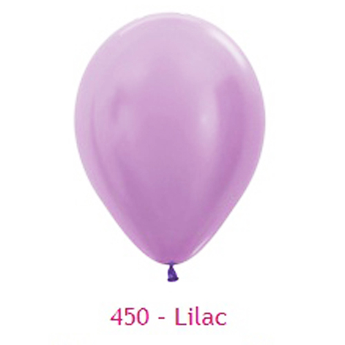 [5인치] 13cm 펄풍선 100개입 - 450 펄라일락(연보라) _4봉남음