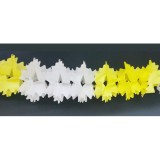 [파티용품]장식가랜드 - 옐로우&화이트_2개남음