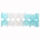 [파티용품]장식가랜드 - 블루&화이트_4개남음