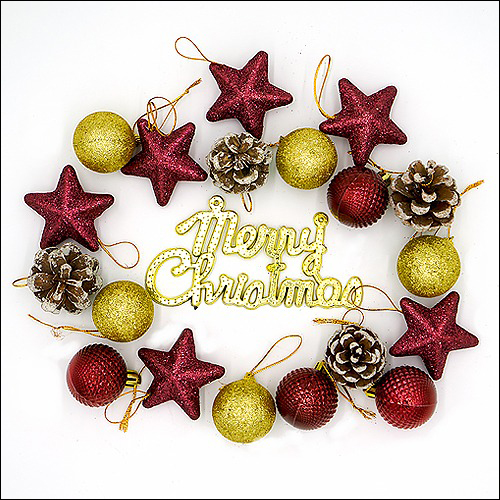 [크리스마스] 65042 트리장식세트(20P)