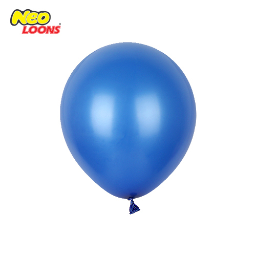 [5인치]13cm파스텔풍선(100개)/스탠다드풍선/라운드풍선-블루(파랑)