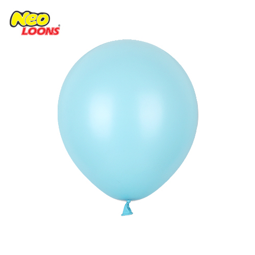 [5인치]13cm파스텔풍선(100개)/스탠다드풍선/라운드풍선-라이트블루(하늘)