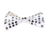 [파티용품]스팡클나비넥타이(소) - 20012 실버(은색)