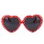 [파티용품]17513.하트안경/하트도트안경(레드)