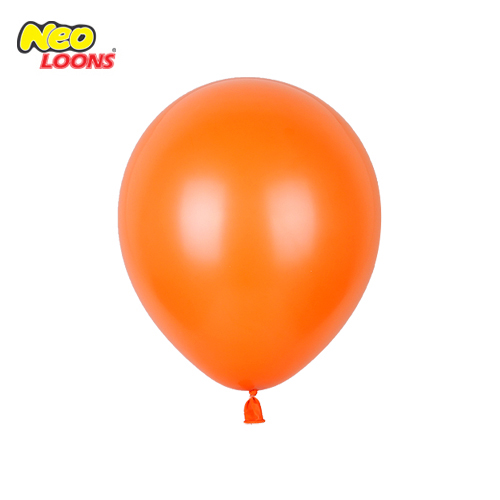 [12인치]30cm 파스텔풍선(50개)/스탠다드풍선/라운드풍선 - 오렌지(주황)