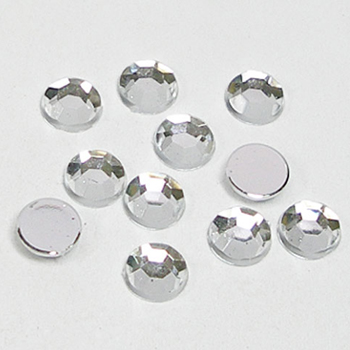 단면큐빅/반쪽큐빅/단면비즈 6mm (약50개)