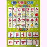 [아기별코팅자료]큰그림화보(큰벽그림) - 14.한글자음과모음_2개남음