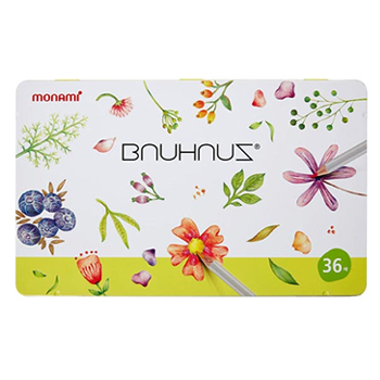 [monami] 모나미 바우하우스 일반색연필/유성색연필/틴케이스 36색