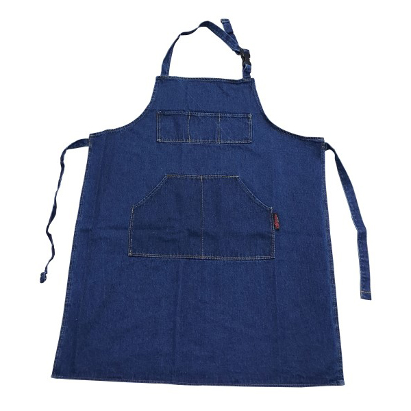 [산돌] 청기지앞치마 미술용앞치마 L (목끈)