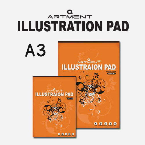 [보테니컬아트제도패드]260g 일러스트레이션패드A3(20매) IP263