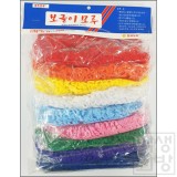 [보글이모루]20mm 굵은줄 뽀글이모루세트(2Mx10색)