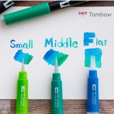 [Tombow] 톰보 워터브러시 캘리그라피 수채화 Fine,Medium,Flat