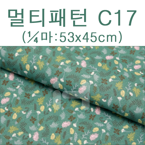 [패브릭]멀티패턴(1/4마) - C17_4개남음