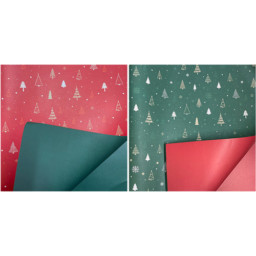 [크리스마스포장지] 양면트리 (빨강/초록)