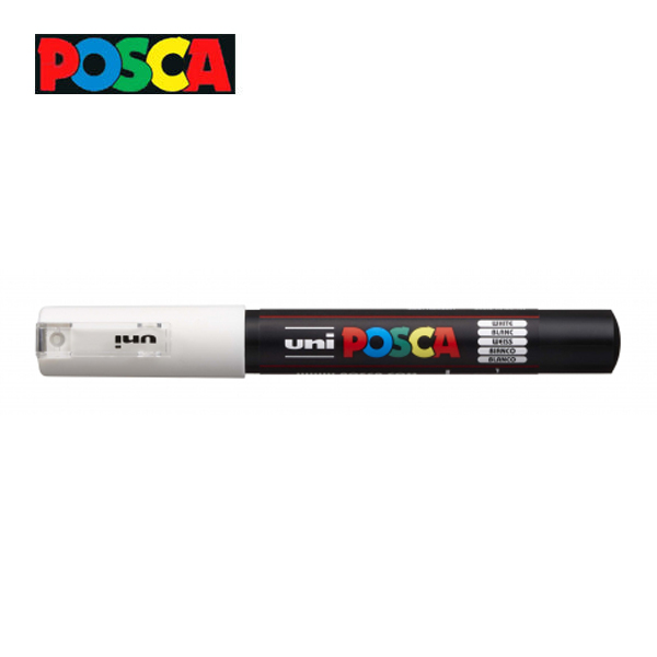 [미쓰비시] 유니 포스카 싸인펜 PC-1M (0.7mm) 화이트