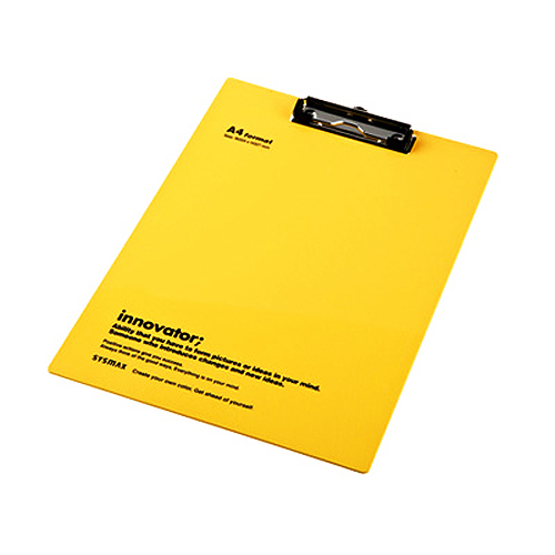 [시스맥스]280175 칼라클립보드A4(크립보드) - YL옐로우(노랑)