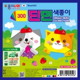 [50%특가할인]종이나라 300단면색종이(7색7매) 150x150mm_30개남음