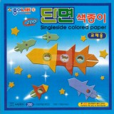 [55%특가할인]종이나라 200단면색종이(8색8매)교재용 150x150mm (100봉Box)_2갑남음