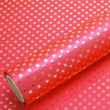 (재고한정) 증착롤포장지(중) - 글린트(적색)_1개남음