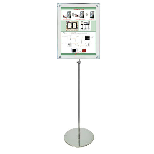 [일진디앤이] 포스터 자석액자 스탠드 APS-1200CP [크롬]