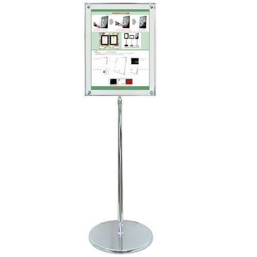 [일진디앤이] 포스터 자석액자 스탠드 APS-1000CP [크롬]