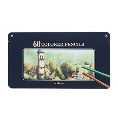 [문화] 넥스프로유성색연필/틴케이스 60색