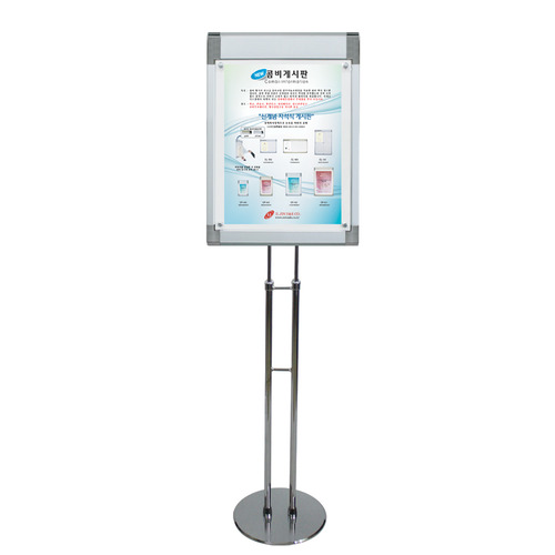 [일진디앤이] 포스터 콤비액자 스탠드 CPS-1250S [분체/silver]