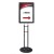 [일진디앤이] 포스터 개폐식 스탠드 OPS-1250B [분체/black]