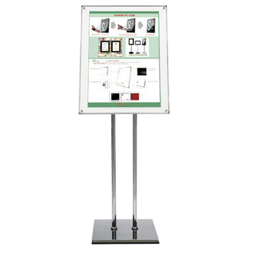 [일진디앤이] 포스터 자석액자 스탠드 APS-1400CP [크롬]