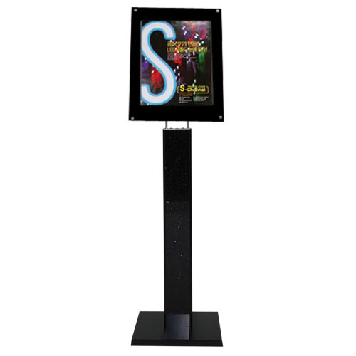 [일진디앤이] 포스터 다보형 스탠드 LG47B-AD [분체/Black]